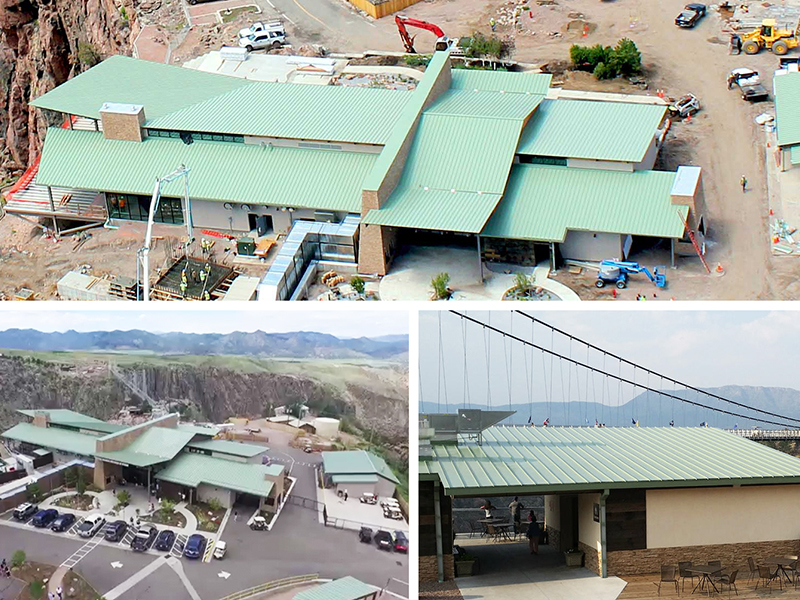 royal gorge colorado standing seam metal roof